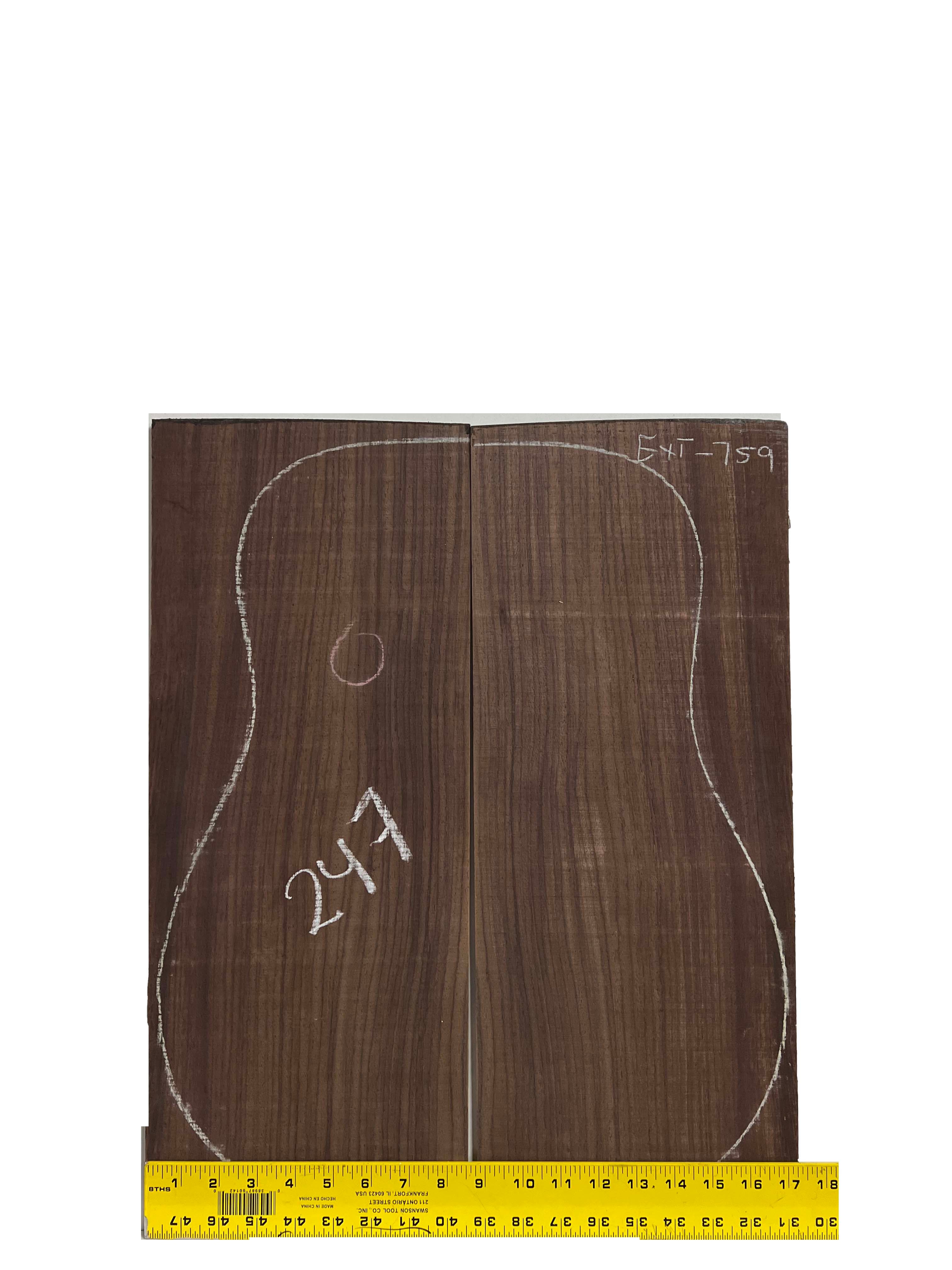 Indian Rosewood Guitar Classical Back And Side  #247 - Exotic Wood Zone - Buy online Across USA 