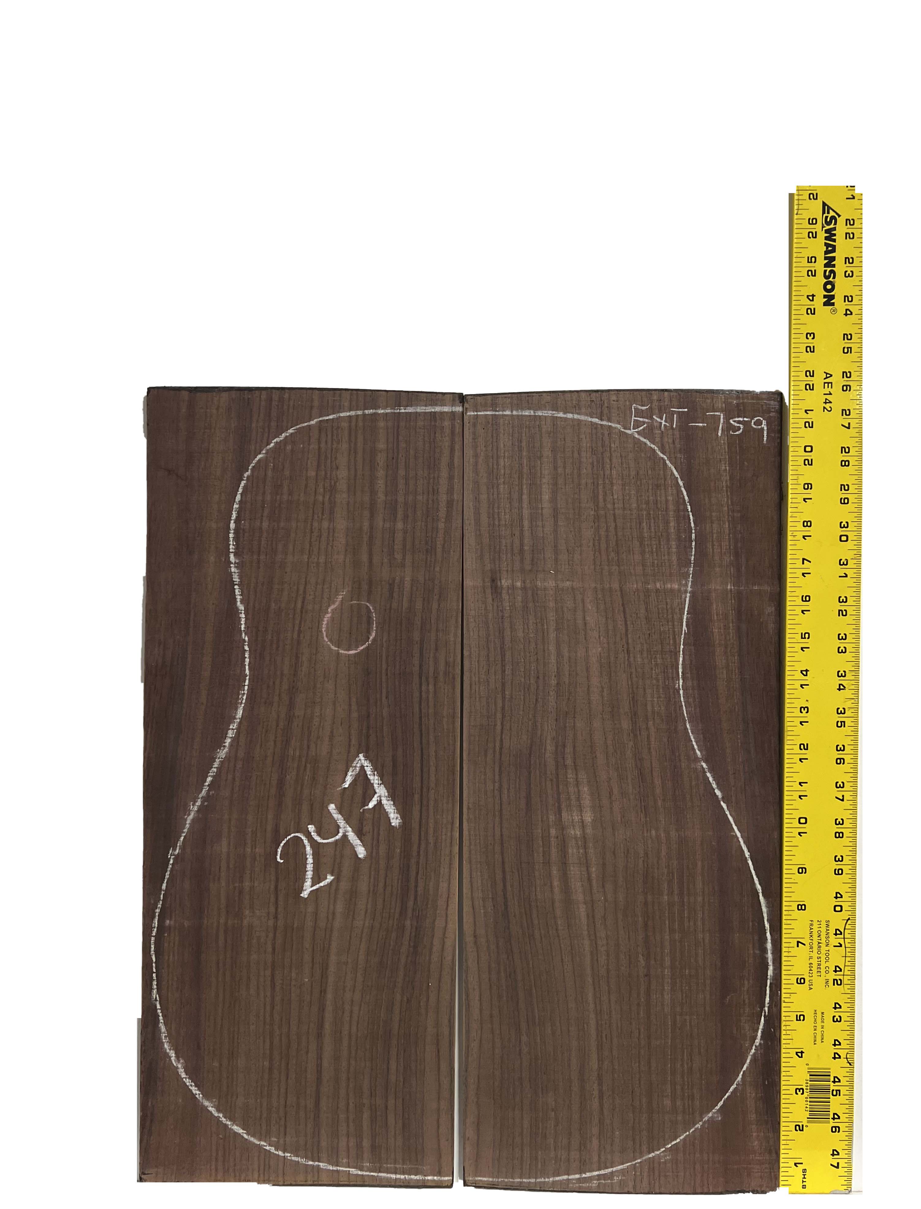 Indian Rosewood Guitar Classical Back And Side  #247 - Exotic Wood Zone - Buy online Across USA 