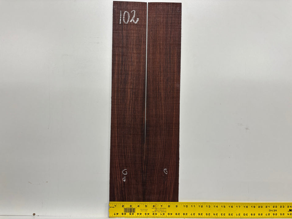 Royal Indian Rosewood Parlor Size (0) Guitar Side Set #102