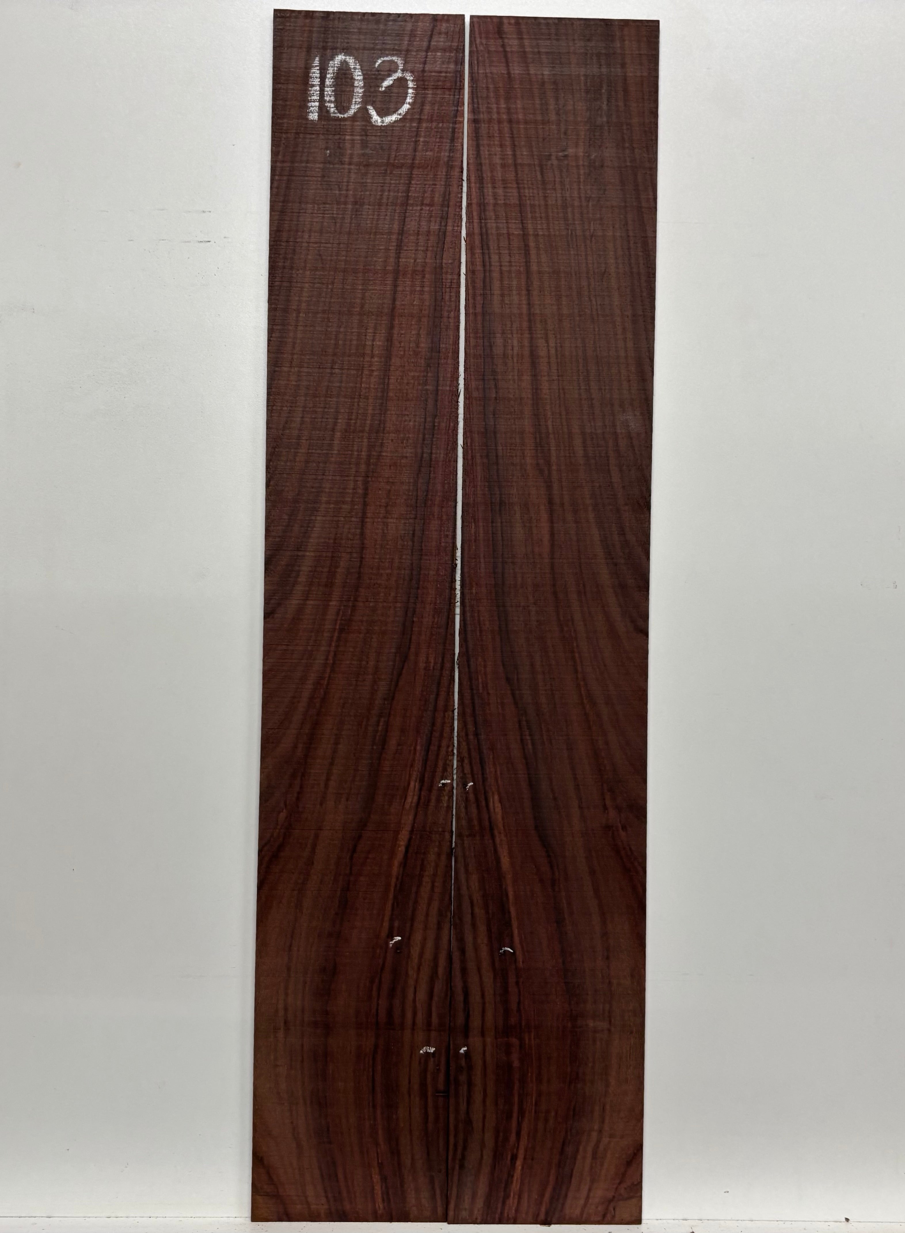 Royal Indian Rosewood Parlor Size (0) Guitar Side Set #103 Exotic Wood Zone 