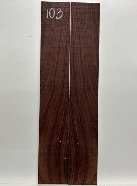 Royal Indian Rosewood Parlor Size (0) Guitar Side Set #103 Exotic Wood Zone 