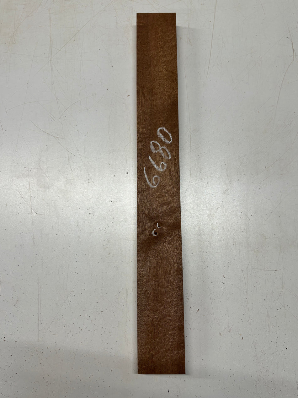 1 Piece, Sapele Guitar Neck Blank 24"x2-3/4"x1-1/4"#6680 - Exotic Wood Zone
