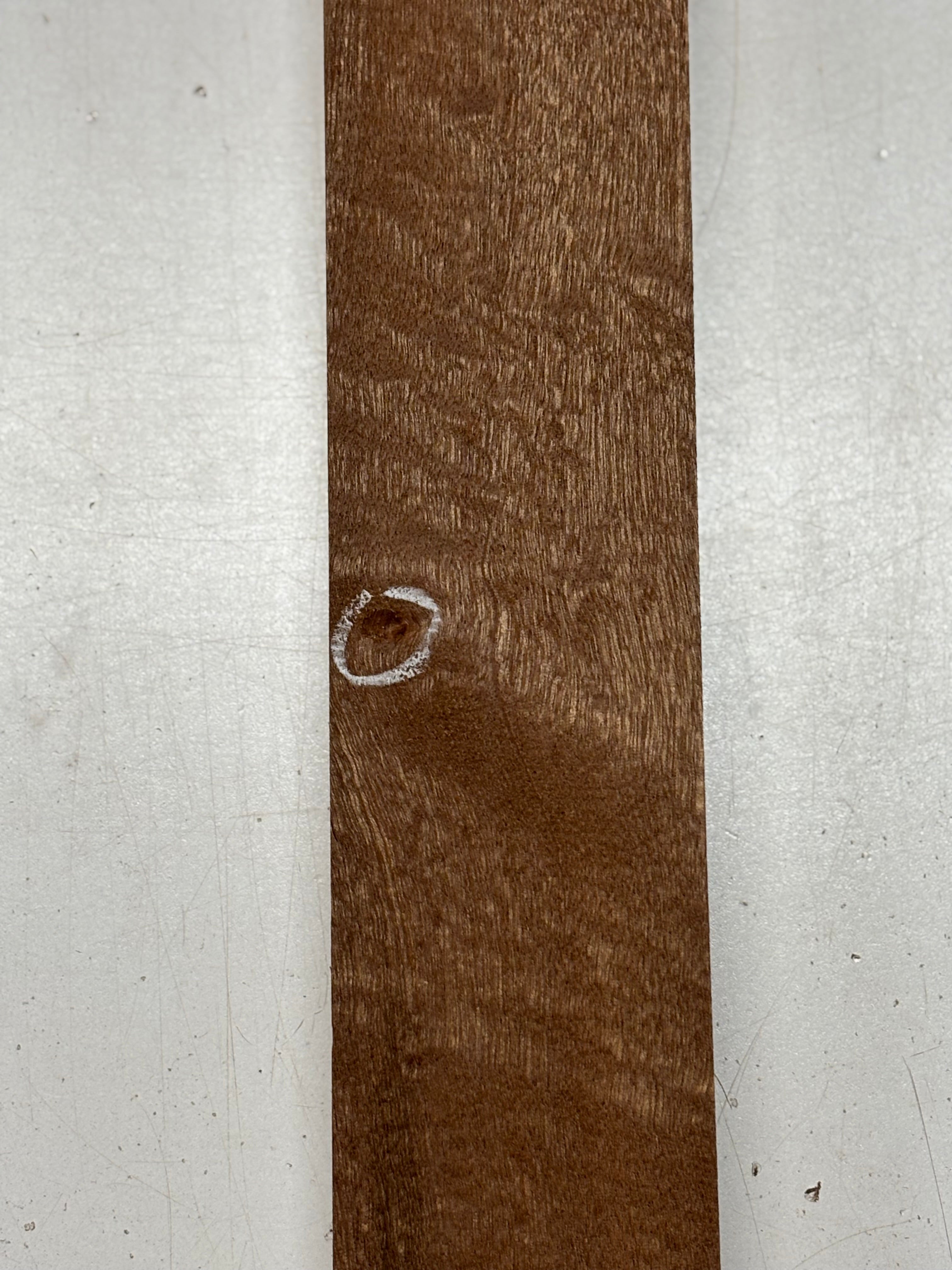 1 Piece, Sapele Guitar Neck Blank 24"x2-3/4"x1-1/4"#6680 - Exotic Wood Zone