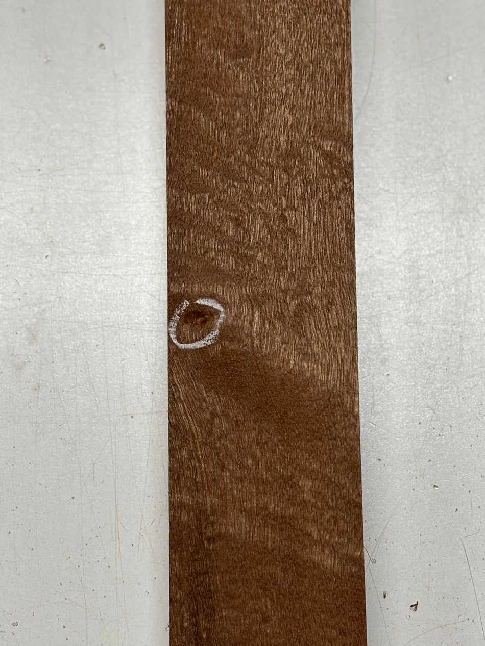 1 Piece, Sapele Guitar Neck Blank 24"x2-3/4"x1-1/4"#6680 - Exotic Wood Zone