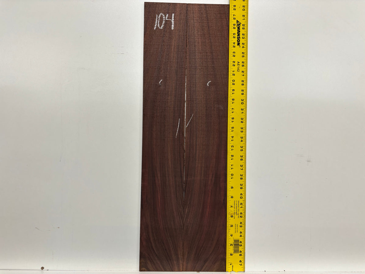 Royal Indian Rosewood Parlor Size (0) Guitar Side Set #104 Exotic Wood Zone 