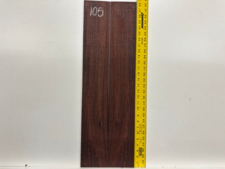 Royal Indian Rosewood Parlor Size (0) Guitar Side Set #105 Exotic Wood Zone 