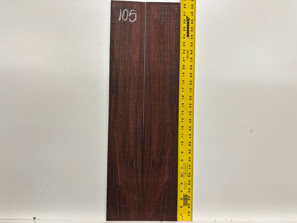 Royal Indian Rosewood Parlor Size (0) Guitar Side Set #105 Exotic Wood Zone 