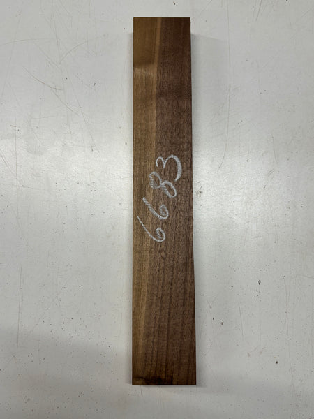 1 Piece, Walnut Guitar Neck Blank 18"x3"x1-1/2"#6683 - Exotic Wood Zone