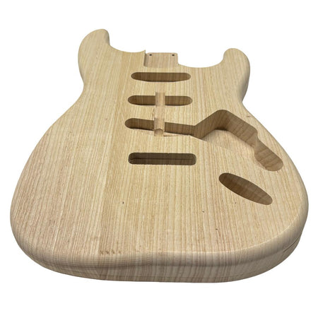 ST-Style Ash Unfinished Fender Guitar Body #22 - Exotic Wood Zone