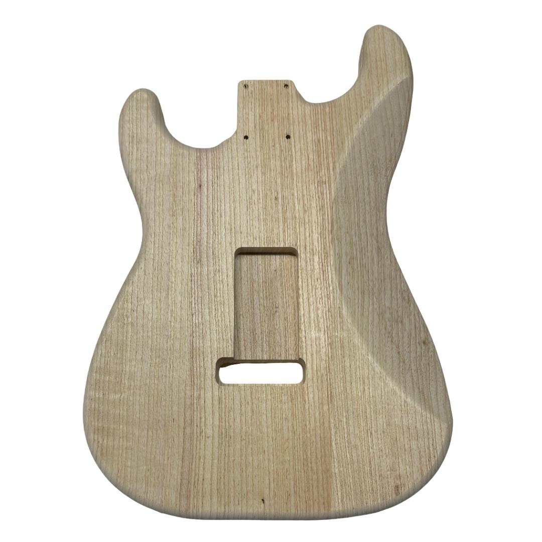 ST-Style Ash Unfinished Fender Guitar Body #22 - Exotic Wood Zone