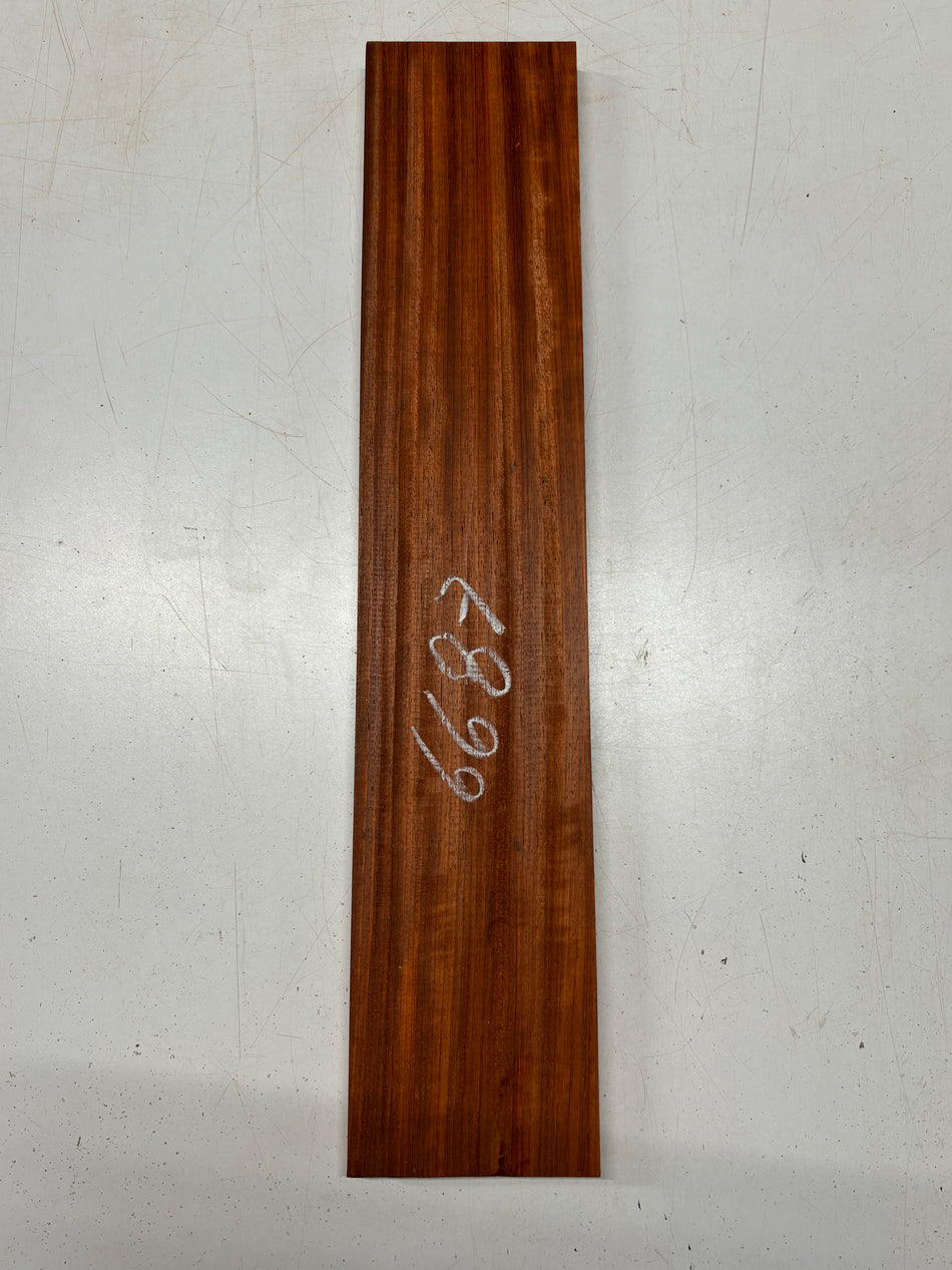 1 Piece, Padauk Lumber Board Blank 25"x5"x7/8" #6687