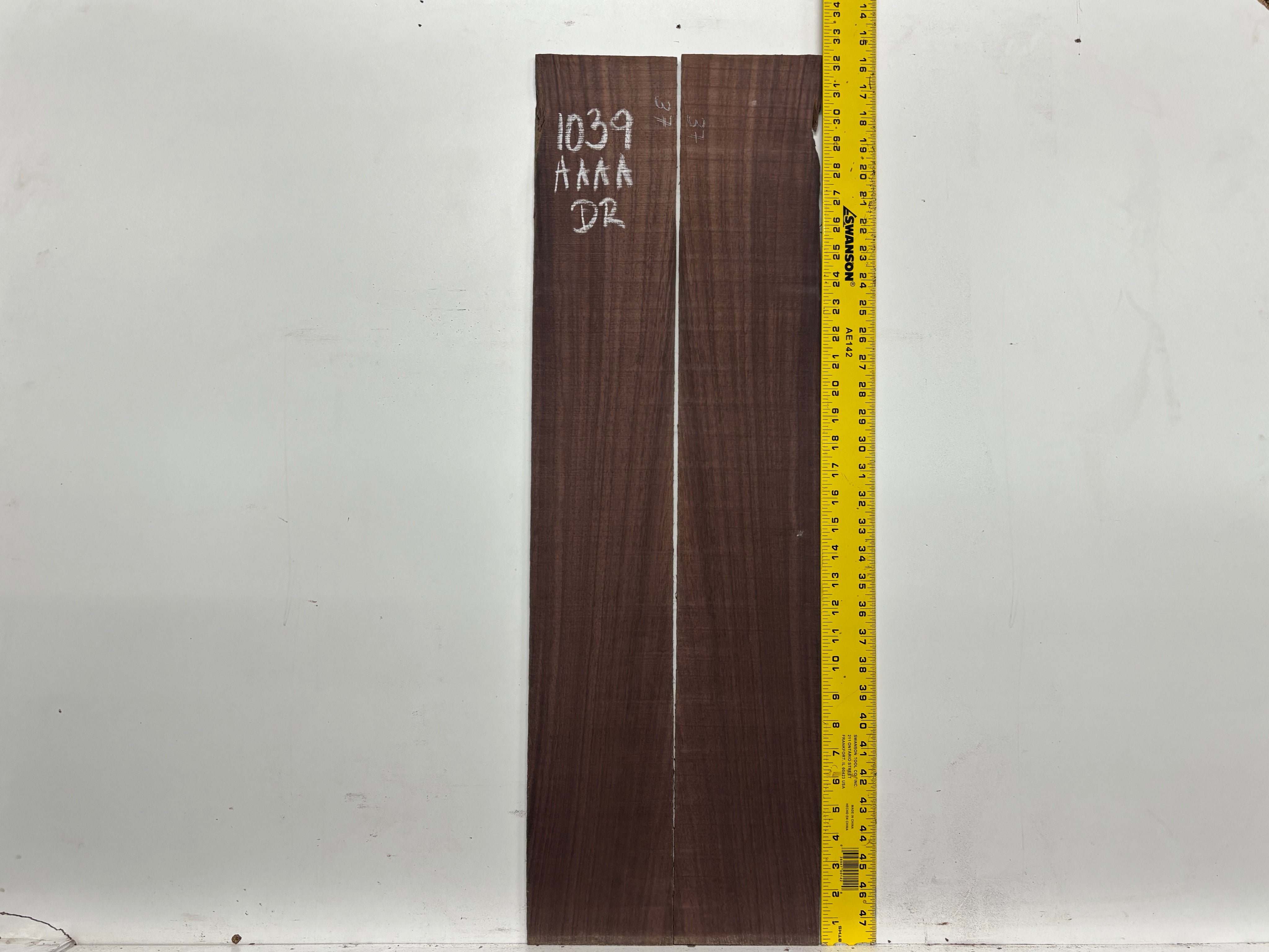 East Indian Rosewood Dreadnought AAAA Grade Guitar Back & Side Set #1039 - Exotic Wood Zone