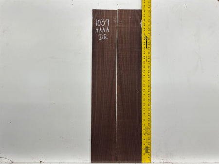 East Indian Rosewood Dreadnought AAAA Grade Guitar Back & Side Set #1039 - Exotic Wood Zone