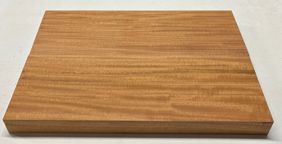 Flame Mahogany Guitar Body Blank - 22" x 15" x 1-7/8" (2 Pcs Glued) #116