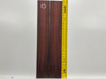 Royal Indian Rosewood Parlor Size (0) Guitar Side Set #113 Exotic Wood Zone 