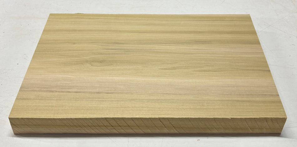 Poplar Guitar Body Blank - 21" x 13-3/4" x 1-7/8" (Single Piece) #409