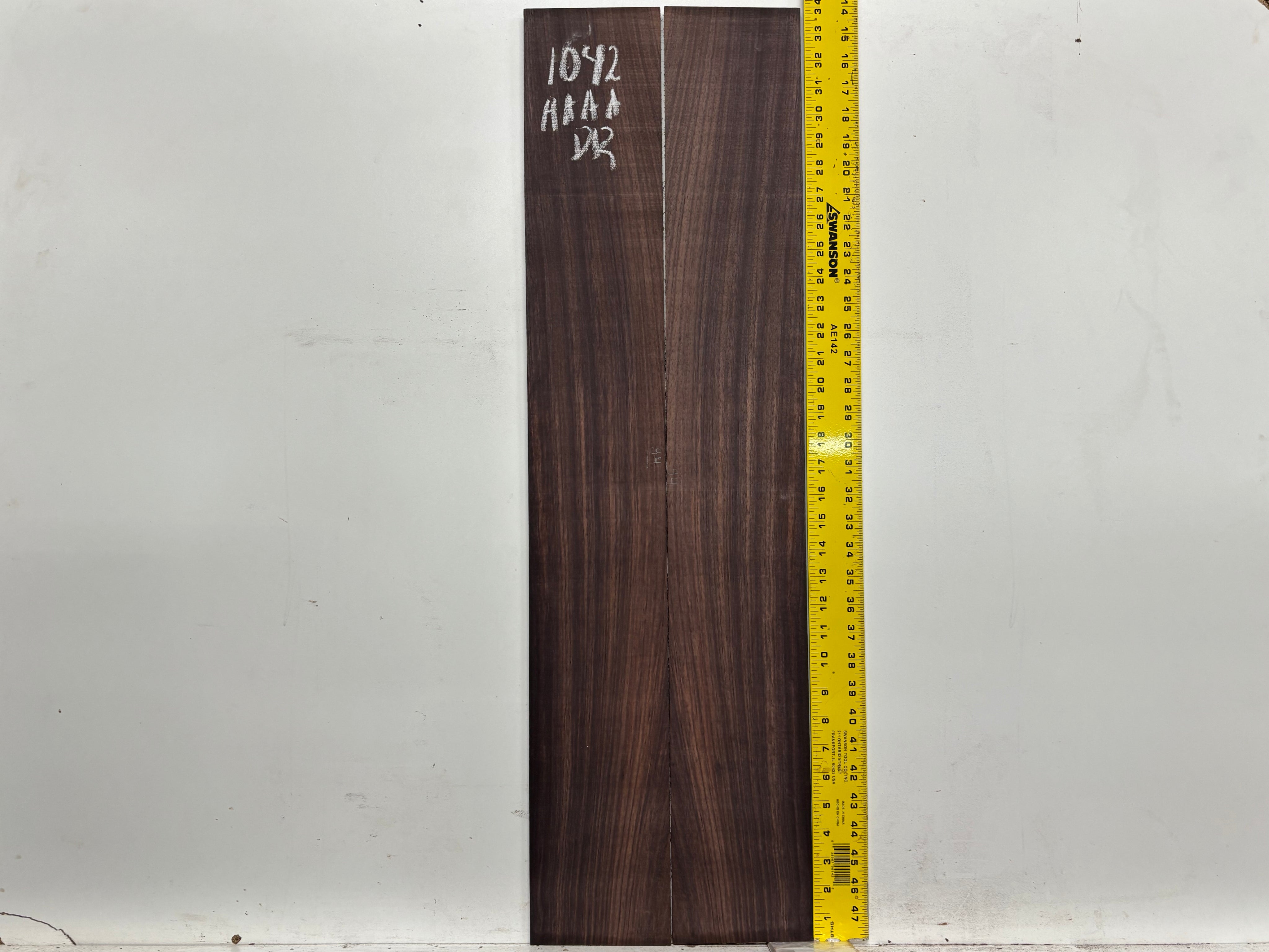 East Indian Rosewood Dreadnought AAAA Grade Guitar Back & Side Set #1042 - Exotic Wood Zone