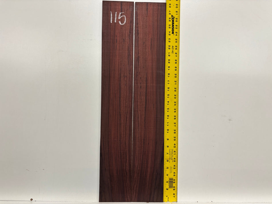 Royal Indian Rosewood Parlor Size (0) Guitar Side Set #115 Exotic Wood Zone 