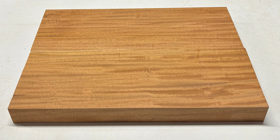Flame Mahogany Guitar Body Blank - 22" x 15" x 1-7/8" (2 Pcs Glued) #117
