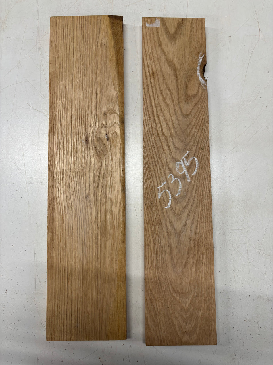 2 Pack, Red Oak Lumber Board Blank 24"x5"x7/8"  ,  24"x5-1/2"x7/8"#5395