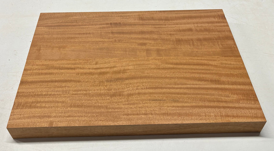 Flame Mahogany Guitar Body Blank - 22" x 15" x 1-7/8" (2 Pcs Glued) #118