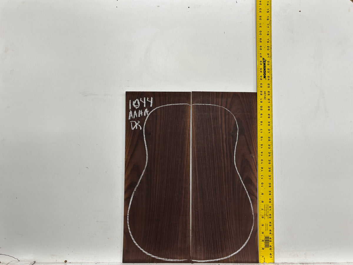 East Indian Rosewood Dreadnought AAAA Grade Guitar Back & Side Set #1044 - Exotic Wood Zone