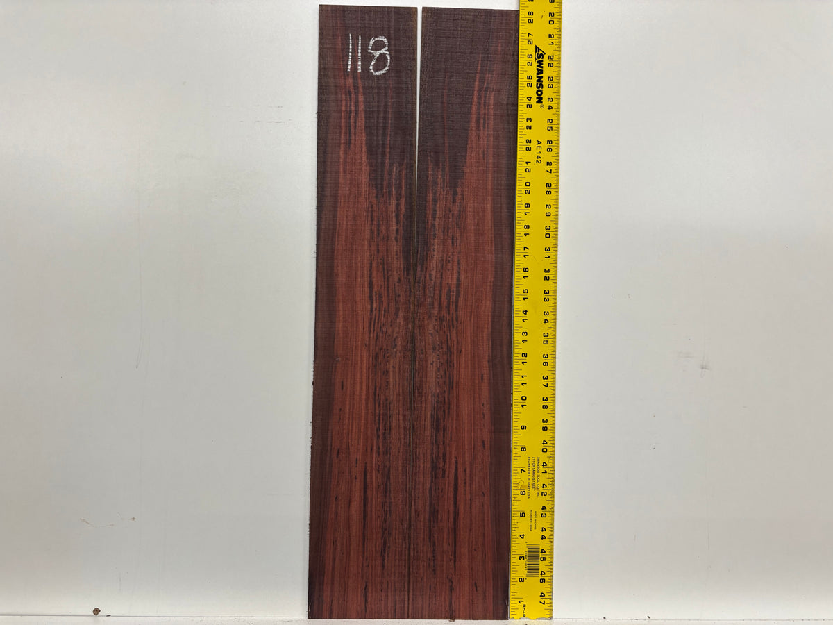 Royal Indian Rosewood Parlor Size (0) Guitar Side Set #118 Exotic Wood Zone 