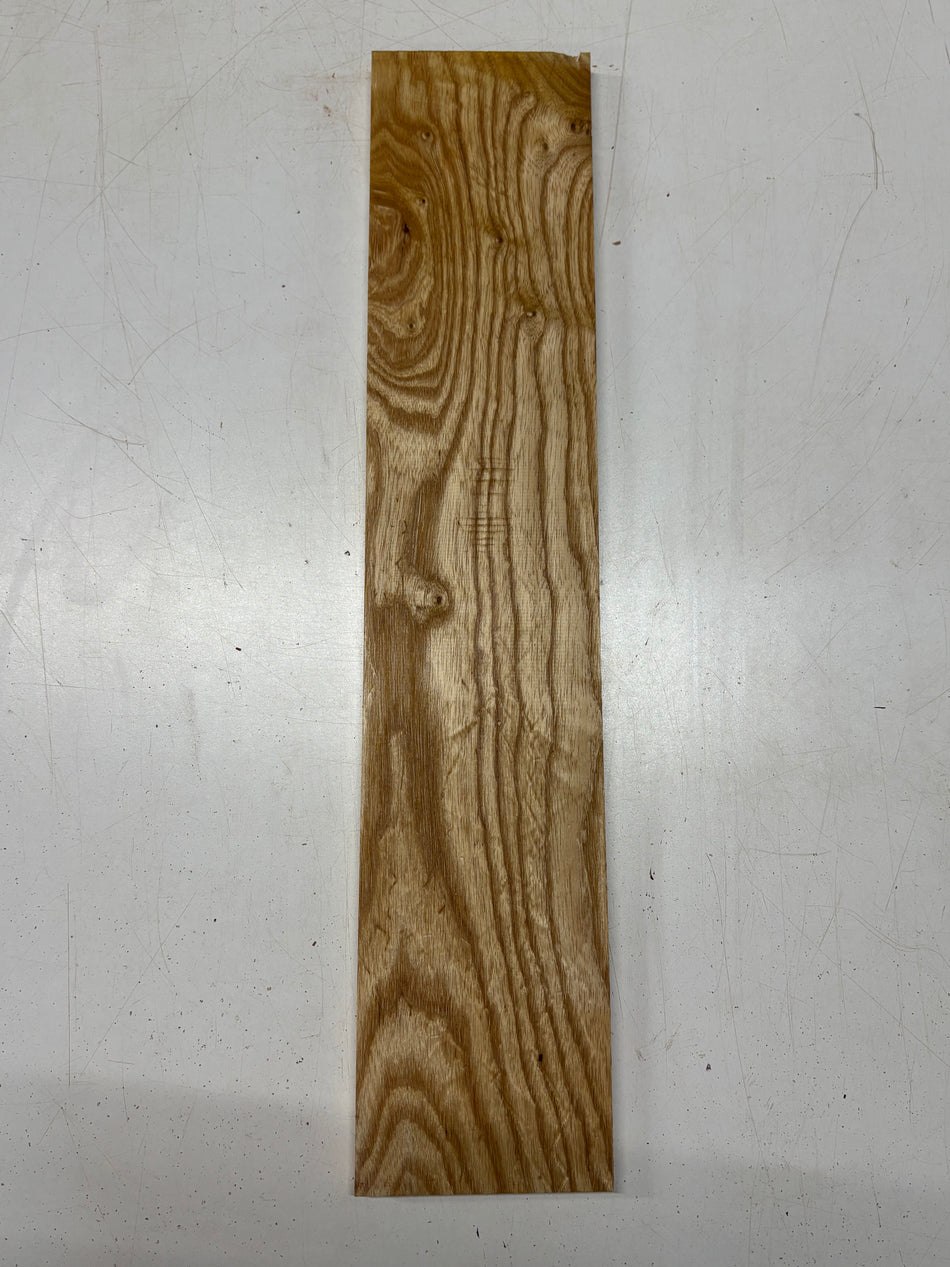 1 Piece, White Ash Thin Stock Lumber 24"x5"x5/8"#6695