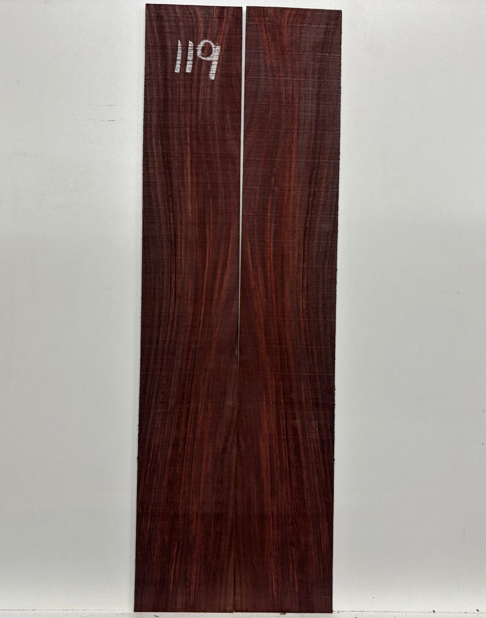 Royal Indian Rosewood Parlor Size (0) Guitar Side Set #119 Exotic Wood Zone 