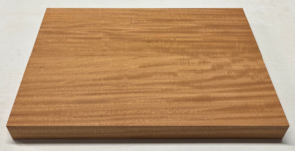 Flame Mahogany Guitar Body Blank - 22" x 14-7/8" x 1-7/8" (2 Pcs Glued) #119