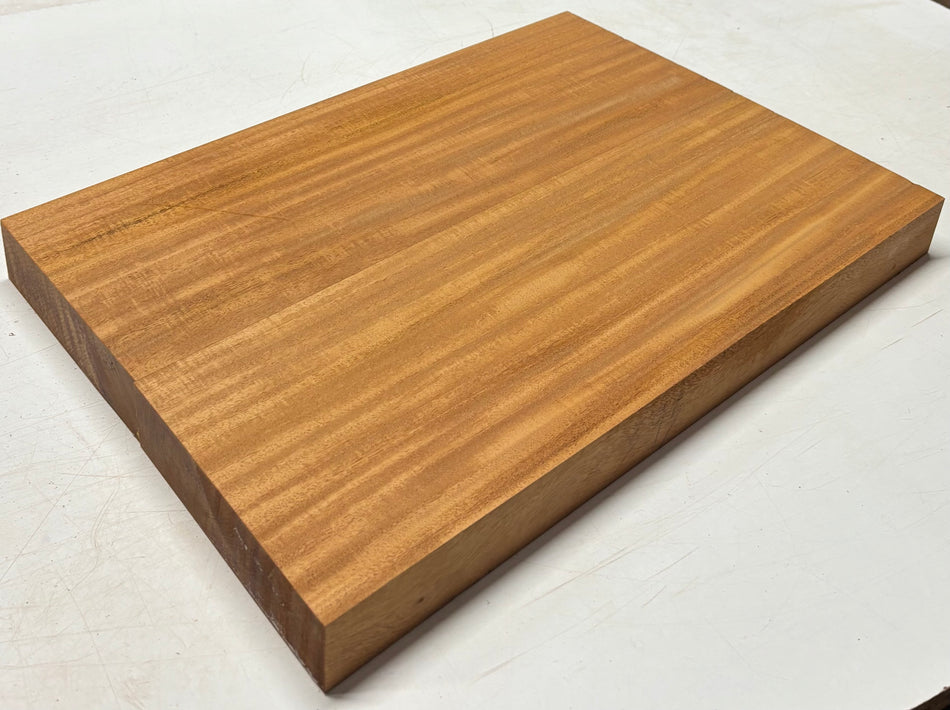 Flame Mahogany Guitar Body Blank - 22" x 15" x 1-7/8" (2 Pcs Glued) #120