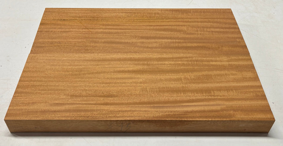 Flame Mahogany Guitar Body Blank - 22" x 15" x 1-7/8" (2 Pcs Glued) #120