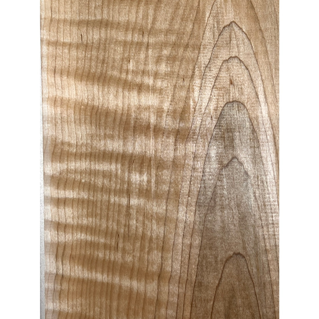 Flame Curly Hard Maple Bookmatched Guitar Drop Tops 21" x 7" x 3/8" #06 - Exotic Wood Zone - Buy online Across USA 