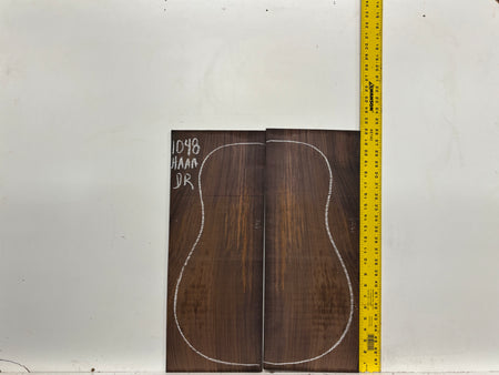 East Indian Rosewood Dreadnought AAAA Grade Guitar Back & Side Set #1048 - Exotic Wood Zone