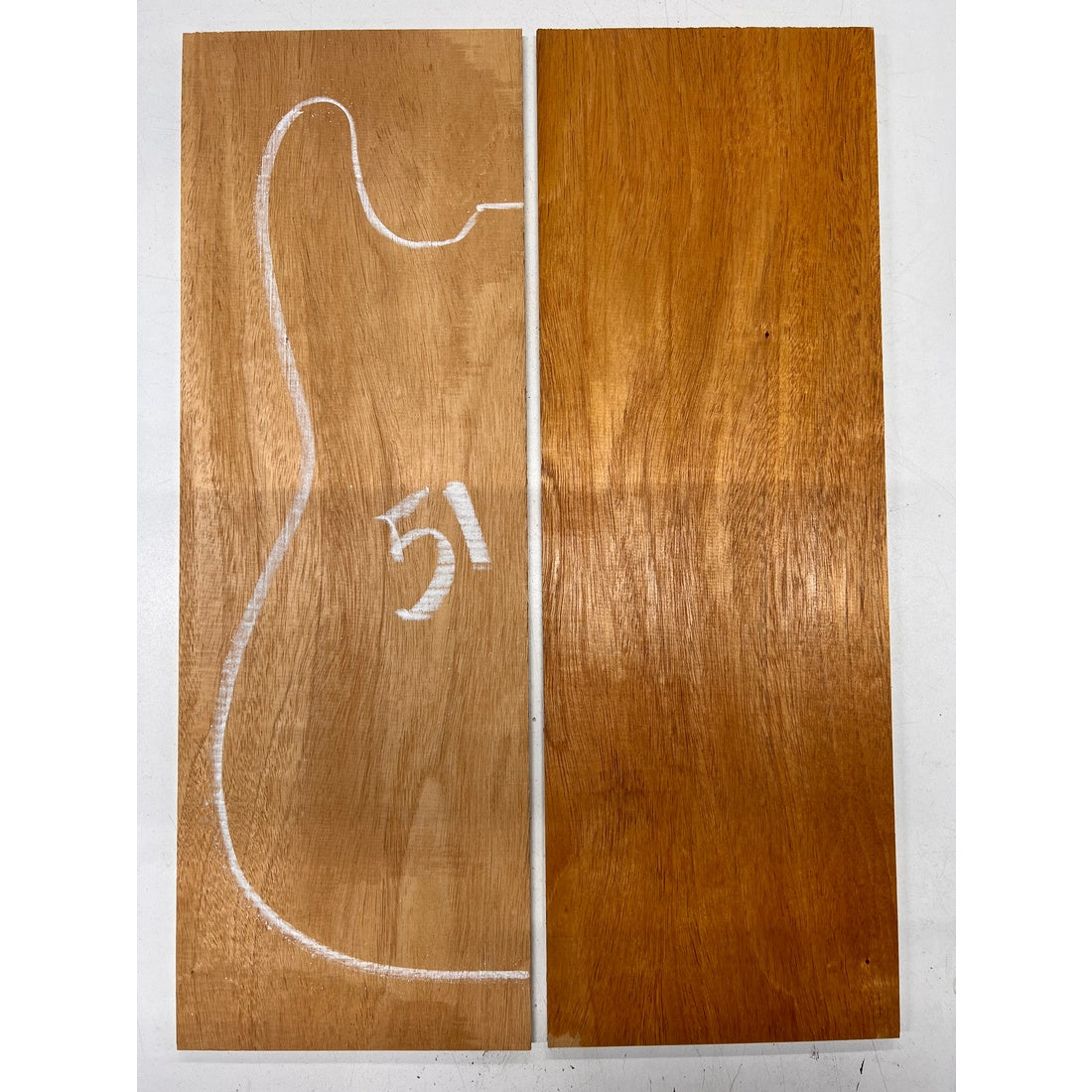 Fijian Honduran Mahogany Bookmatched Guitar Drop Tops 21" x 7-1/4" x 1/4" #51 - Exotic Wood Zone - Buy online Across USA 