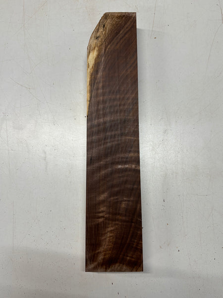 1 Piece, Flame Black Walnut Live Edge Blank 20"x4"x2"#6703 - Exotic Wood Zone