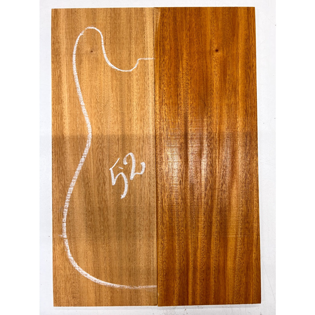 Fijian Honduran Mahogany Bookmatched Guitar Drop Tops 21" x 7-1/4" x 1/4" #52 - Exotic Wood Zone - Buy online Across USA 