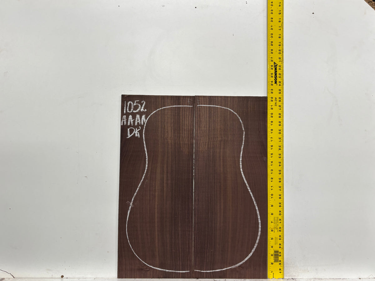 East Indian Rosewood Dreadnought AAAA Grade Guitar Back & Side Set #1052 - Exotic Wood Zone