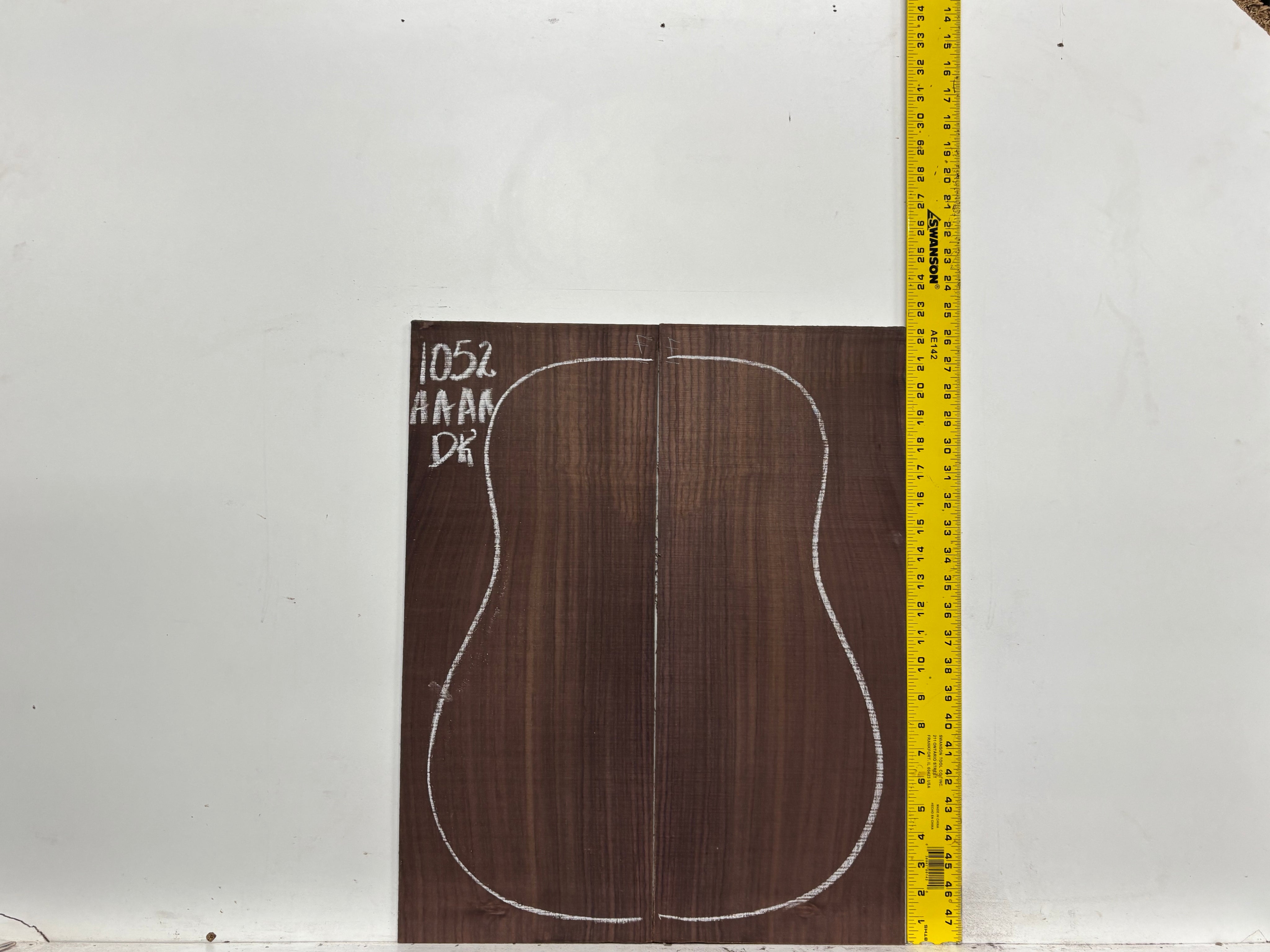 East Indian Rosewood Dreadnought AAAA Grade Guitar Back & Side Set #1052 - Exotic Wood Zone