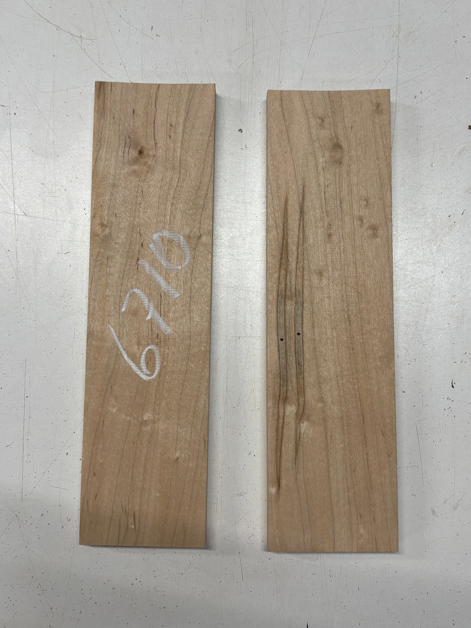 2 Pack, Ambrosia Maple Thin Stock Lumber 12-1/2"x3-3/8"x5/8"#6710
