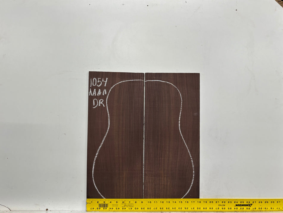 East Indian Rosewood Dreadnought AAAA Grade Guitar Back & Side Set #1054 - Exotic Wood Zone