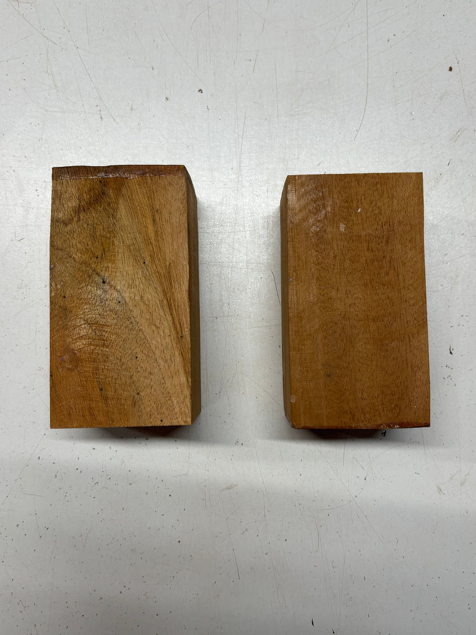 2 Pack, Mahogany Pepper Mill Blanks  5-1/2"x3"x3"#6714