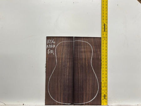 East Indian Rosewood Dreadnought AAAA Grade Guitar Back & Side Set #1056 - Exotic Wood Zone