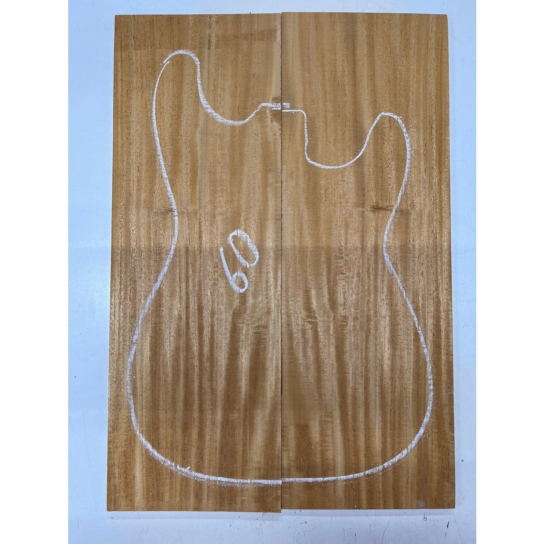 Fijian Honduran Mahogany Bookmatched Guitar Drop Tops 21" x 7-1/4" x 1/4" #60 - Exotic Wood Zone - Buy online Across USA 