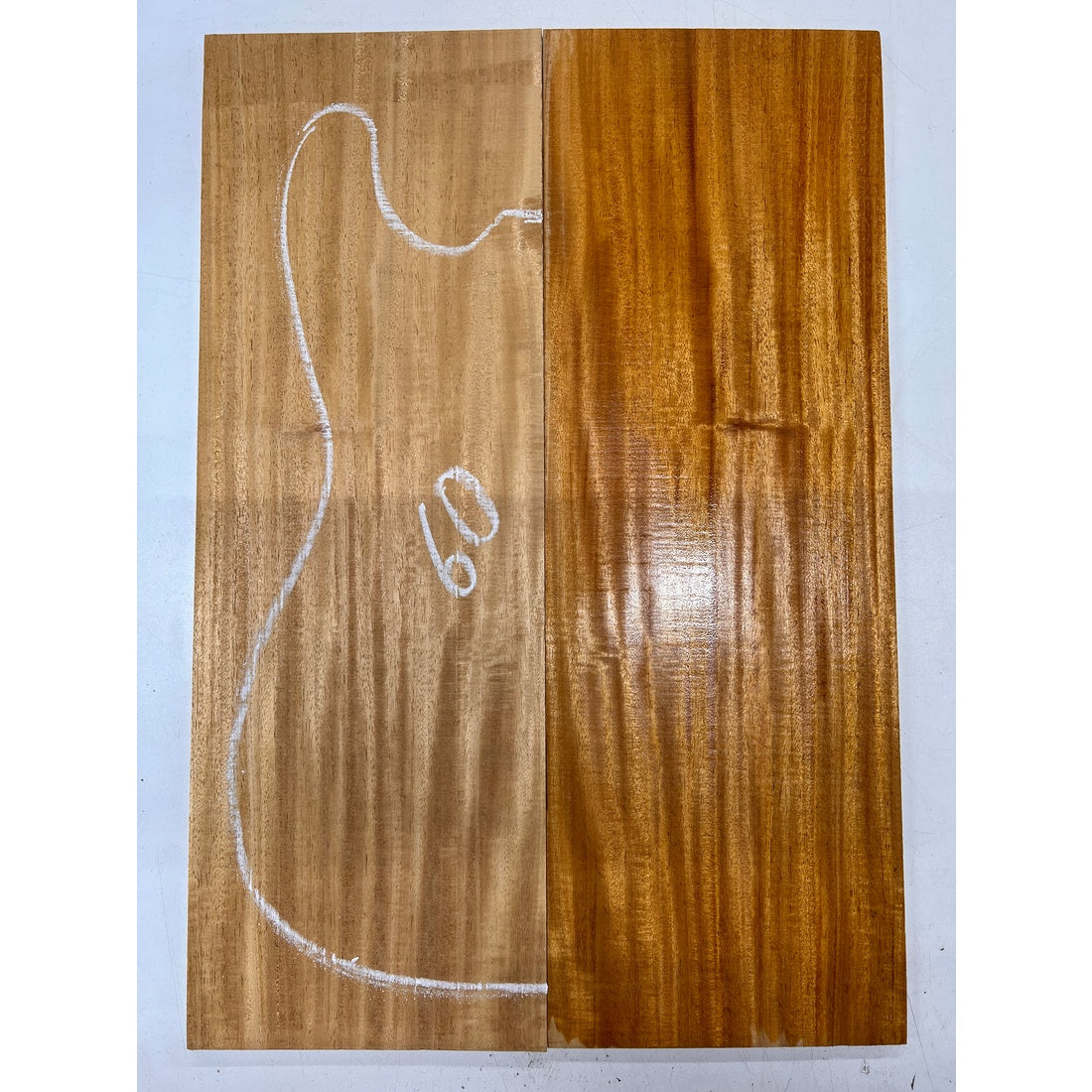 Fijian Honduran Mahogany Bookmatched Guitar Drop Tops 21" x 7-1/4" x 1/4" #60 - Exotic Wood Zone - Buy online Across USA 