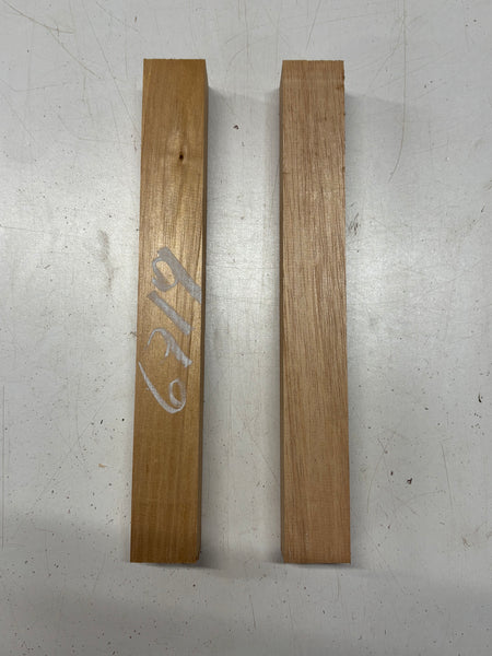 2 Pack, Spanish Cedar Turning Wood Blanks 12"x1-1/2"x1-1/2"#6719 - Exotic Wood Zone