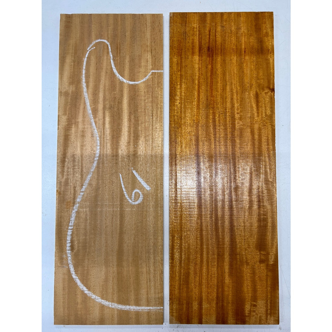 Fijian Honduran Mahogany Bookmatched Guitar Drop Tops 21" x 7-1/4" x 1/4" #61 - Exotic Wood Zone - Buy online Across USA 