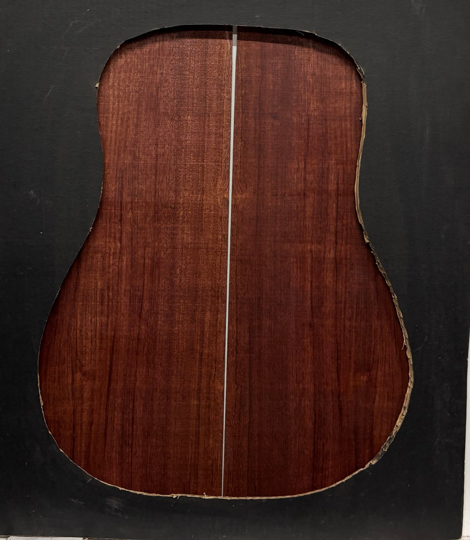Purpleheart Dreadnought Guitar Back & Side Set #107