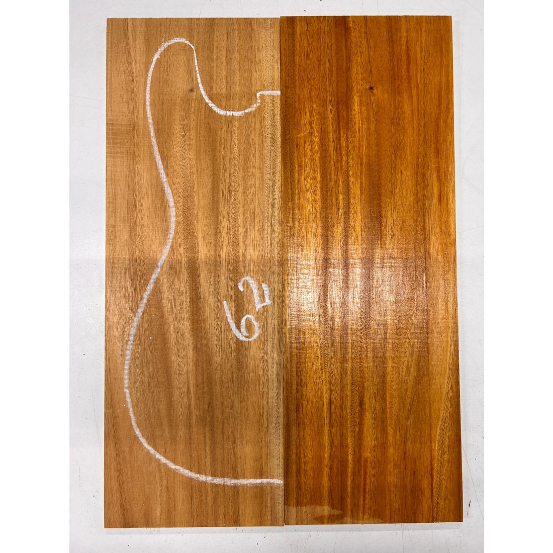 Fijian Honduran Mahogany Bookmatched Guitar Drop Tops 21" x 7-1/4" x 1/4" #62 - Exotic Wood Zone - Buy online Across USA 