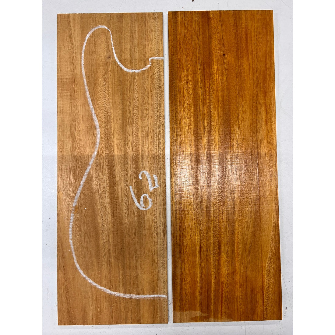 Fijian Honduran Mahogany Bookmatched Guitar Drop Tops 21" x 7-1/4" x 1/4" #62 - Exotic Wood Zone - Buy online Across USA 